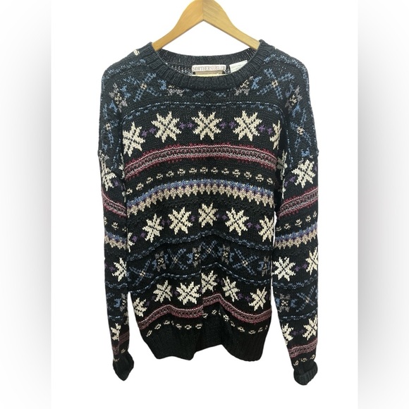 Hand knitted men’s sweater size Large - Picture 1 of 3